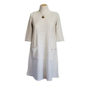 NWT Robert Louis nubby texture knee length dress